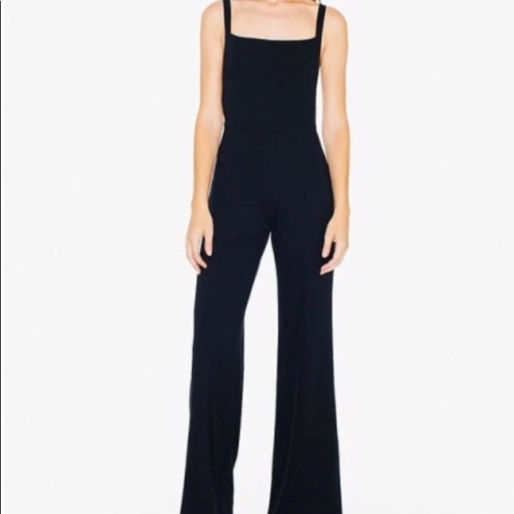 American Apparel Black Jumpsuit